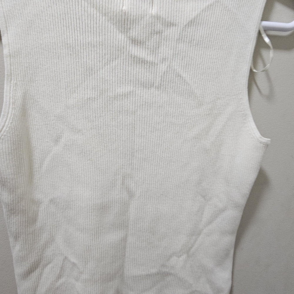 Ruby Rd. Cream Sleeveless Tank Top - Picture 3 of 5